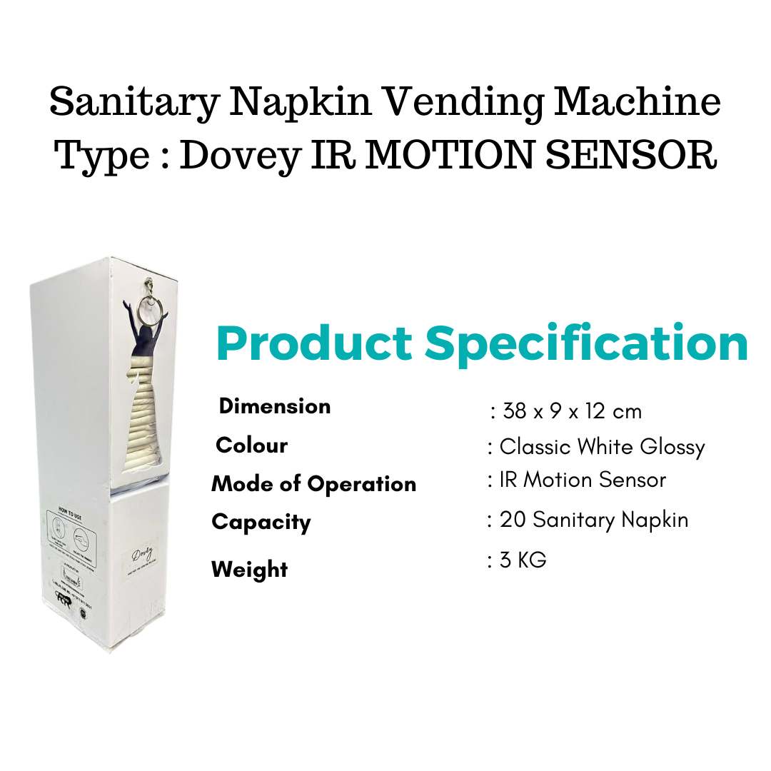 Sanitary Napkin Vending Machine (Dovey IR MOTION SENSOR)
