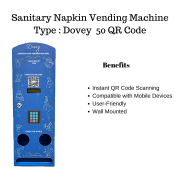 Sanitary Napkin Vending Machine (Dovey 50 QR Code)
