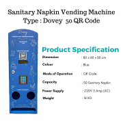 Sanitary Napkin Vending Machine (Dovey 50 QR Code)