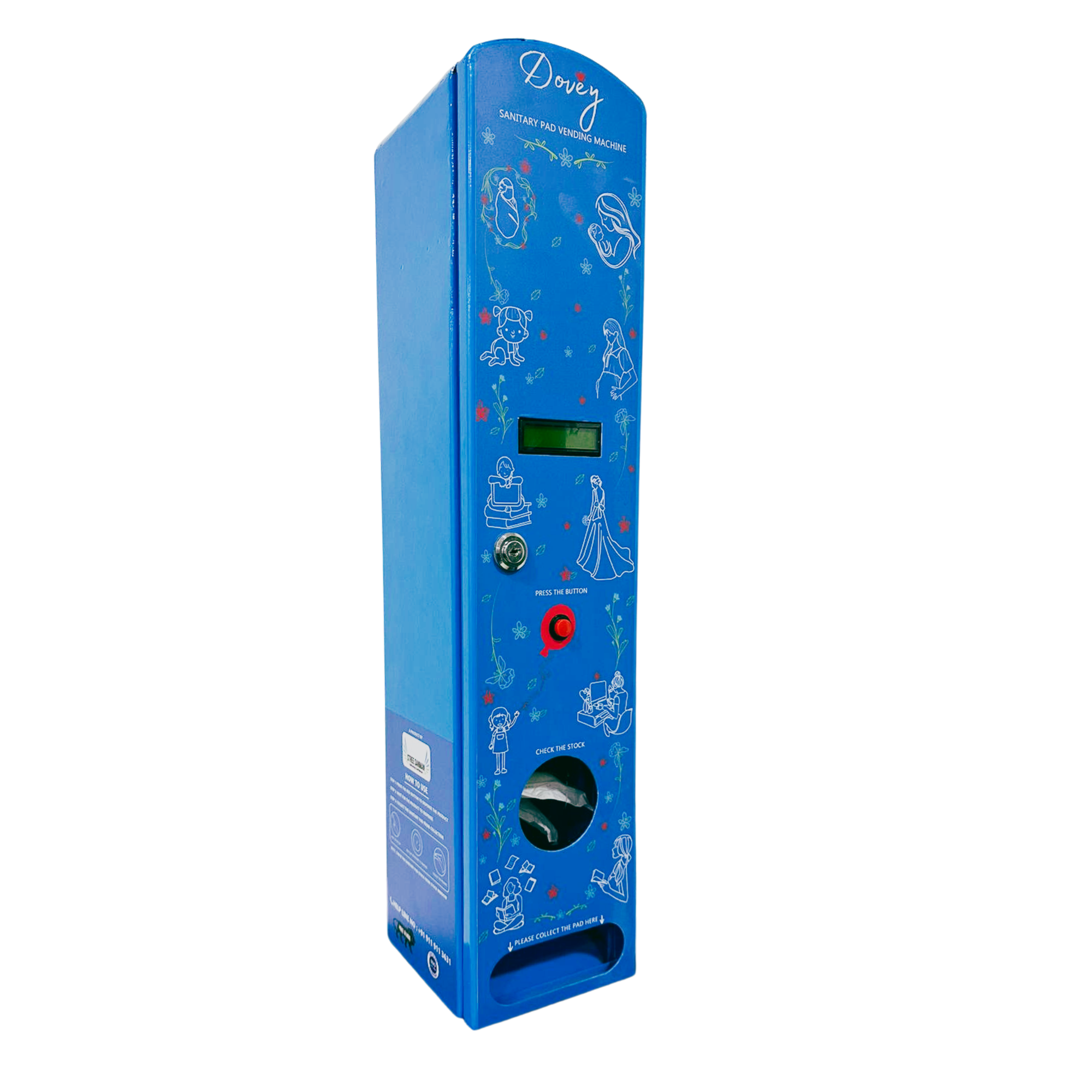 Dovey Sanitary Napkin Vending Machine (25 PAD)